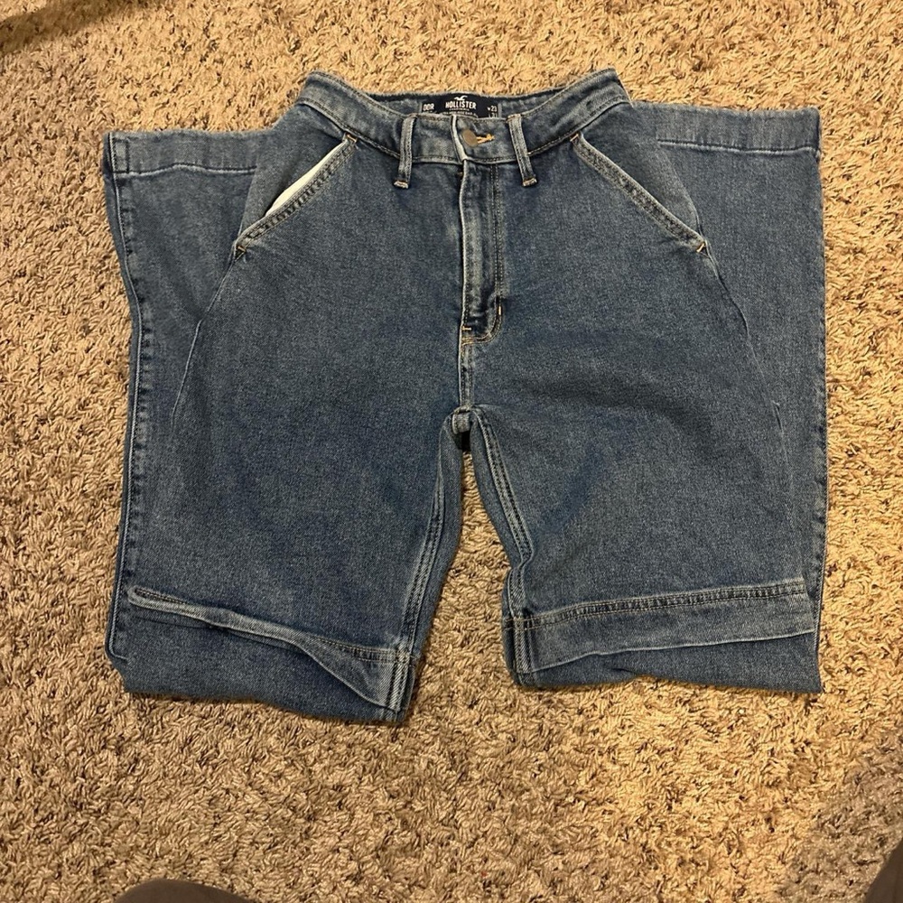 Hollister Blue Straight Leg Jeans Classic Style